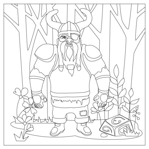 Viking Golar Coloring Page